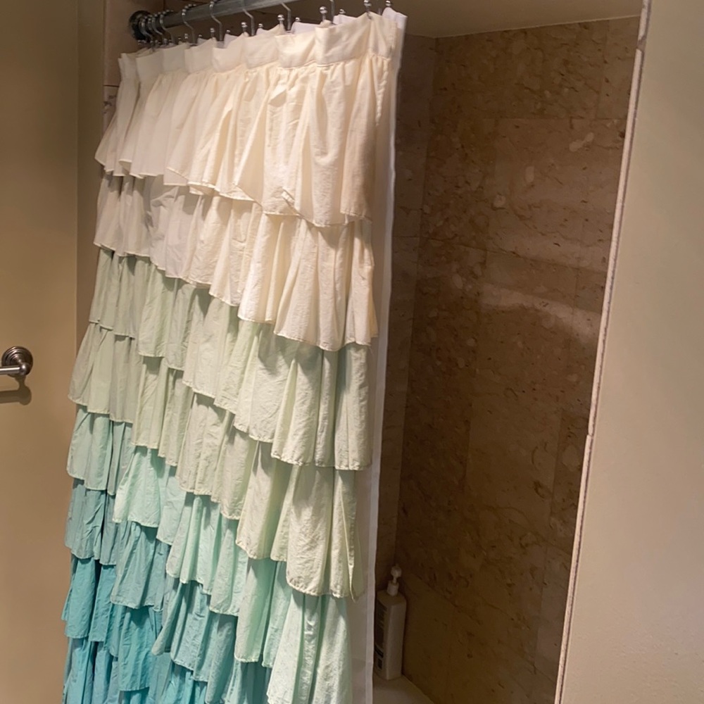 Anthropologie hombre shower curtain